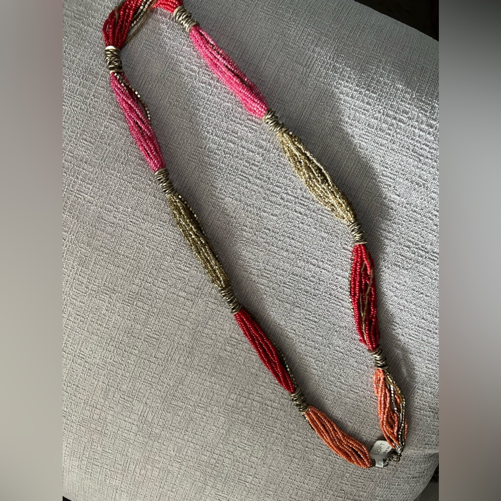 Long beaded necklace